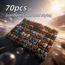 30/50/70/100pcs Pull Back Toy Cars With Storage Box - 4pcs Toy Car Set, Suitable For Christmas, Halloween And Thanksgiving Gifts (Random Style And Color), Suitable For Boys And Girls Birthday And Christmas Gifts, Halloween Party Gifts - Multicolor - View 11