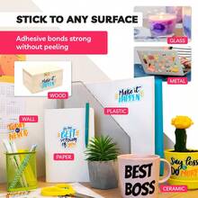 10/20/60pcs Printable Transparent Vinyl Stickers, Suitable For Inkjet Printer, Transparent Film, DIY Personalized Self-Adhesive Paper, Tear-Resistant, Easy To Cut - Rectangle - View 7