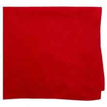 MDSTYLE 100  Solid Color Bandana For Men Women 22 X 22 Handkerchief Headband Scarf - Đỏ - Xem 7