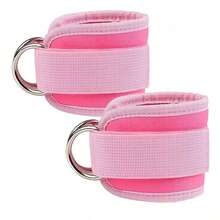 6件套阻力带套装，带脚踝绑带，适用于健身锻炼、臀部训练，男女通用，可用于腿部和臀部锻炼、普拉提家庭锻炼（10磅、20磅、30磅） - 彩色 - 查看 12