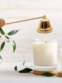 Multi-Style Bell-Shaped Candle Snuffer, Candle Wick Cover, Candle Extinguisher, Octagonal Candle Snuffer In Gold, Silver, Black, Rose Gold Colors - Multicolor - View 4