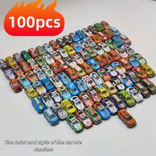 30/50/70/100pcs Pull Back Toy Cars With Storage Box - 4pcs Toy Car Set, Suitable For Christmas, Halloween And Thanksgiving Gifts (Random Style And Color), Suitable For Boys And Girls Birthday And Christmas Gifts, Halloween Party Gifts - Multicolor - View 13