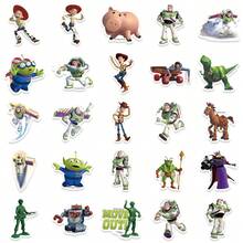 Disney 50pcs Cute Cartoon Stickers, Suitable For Laptop, Phone, Album, Luggage, Car Decor - 1 Set - View 8