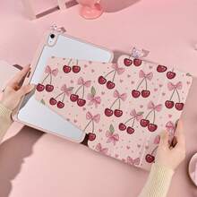 1个带笔槽的多角度磁吸支架保护套，支持自动休眠/唤醒功能，可爱平板电脑保护套，兼容Pro/Air/三星Galaxy A9/S9/S7/S10+/小米Pad/5/6/7 - 彩色 - 查看 2