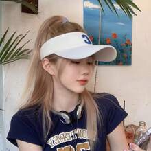 新款C字母刺绣遮阳帽，时尚无檐帽，男女通用棒球帽 - A - 查看 3