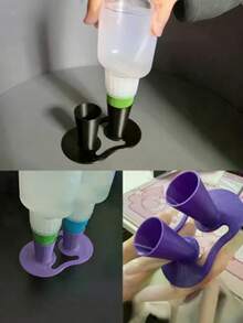 1pc Inverted Glue Bottle Holder Non-Slip Base, Suitable For Standard Glue Bottles, Smooth Squeezing Action - View 12