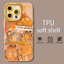 tema naranja odia los lunes perezosos.funda de teléfono Fundas compatibles con ,Apple,VIVO,OPPO,,, y Honor.Fabricadas en silicona TPU,ofrecen protección contra golpes y caídas. - Blanco - Ver 1