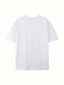 Women's Funny "Don't Be Salty" Graphic Tee - Soft Breathable Cotton Top For Everyday & Party Wear - Oversized Fit, Plus Size Friendly Casual Outfit Essential (Size Down For A Fitted Look), Humorous Clothing, Playful Illustration. - 白色 - 查看 5