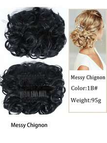 S-Noilite Pince à cheveux synthétique grande taille, accessoires de coiffure pour femmes, rajouts de cheveux, postiche de dessus - Multicolore - Voir 15
