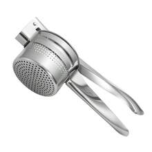 Potato Ricer Heavy Duty Stainless Steel Potato Masher & Press With Fixed Disc Large Capacity For Fluffy Mashed Potatoes Fruit Puree Dishwasher  Kitchen Tool Silver - Silver - View 1