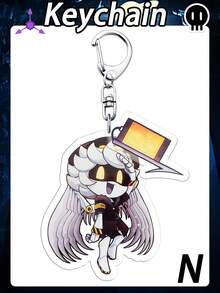 Drones Keychain, Anime Fans Merch Goods, UZI, V, N, CYN Keychains, Cartoon Anime Keychains, Collectible Keychains, Bag Pendant, Car Pendant, Holiday Gift, Birthday Gift - Multicolor - View 7