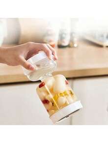 1个带盖带滤网的发酵罐，防漏腌制容器，适用于酸菜、橄榄、泡菜，学生用品 - 查看 7