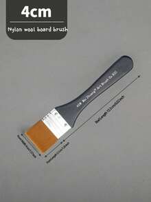 1pc/Set Nylon Wide Head Paint Brush, Wooden Handle, Suitable For Acrylic, Oil Painting, Sketching, Watercolor And Other Painting, Art Supplies, Back To School Essential - Single Piece - View 16