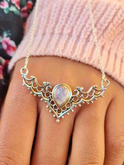 1 PC Gorgeous Necklace Pendant For Women For Wedding Engagement Anniversary Party Jewelry Valentine's Day Gift