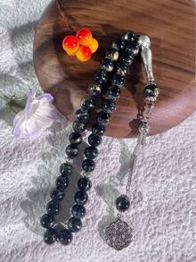 Nuevo rosario de 33 cuentas de vidrio, cuentas de oración para el Ramadán - Multicolor - Ver 5