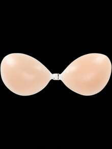 2/1pc Ladies' Waterproof Thickened Silicone Breast Petals For Small Breast Lift Up & Push In, Special For Wedding Photography - Gather - View 2