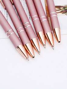 1pc High-Quality Pressurized Faux Gold Metal Ballpoint Pen With Stylus, Suitable For Students Taking Notes, Office Use, And Teacher's Day Gifts - Multiple Colors - One Size Fits All - View 7