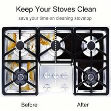 1/2/3/4/8 Piece Non-Stick Gas Cooktop Pad - Reusable, Oil And Stain Resistant, Washable, Easy To Clean - Protect Your Cooktop And Keep Your Kitchen Clean - Multicolor - View 8