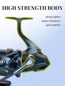 BILLINGS 纺车轮，海水纺车轮，20公斤最大拖拽力超顺滑强劲海钓轮，CNC铝合金线杯，不锈钢主轴，8000/10000/12000/14000型远投轮 - 彩色 - 查看 8