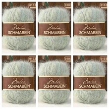 6卷/150克羊驼毛柔软马海毛纱线，适合婴儿手工编织，可用于编织帽子、围巾、毛衣、披肩等DIY作品。 - 6件裝 - 查看 16