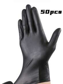 100pcs Vinyl Synthetic Gloves - Latex-Free, Kitchen Inspection Gloves, Thickened Non-Slip Fit Design, Suitable For Cooking And Baking, Food Processing, Household Cleaning - Multiple Styles - View 11