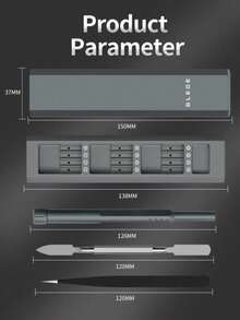 44-In-1 Precision Screwdriver Set, Multi-Functional Screwdriver Kit, Electronics, Computer, Glasses, Phone, Watch Repair Tools, Suitable For DIY Enthusiasts And Professionals, Gift For Men, Holiday Gift - 44-in-1 Screwdriver 02 - View 11