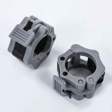 2个5厘米快拆杠铃夹，旋转锁杠铃卡箍，力量训练用杠铃夹 - 彩色 - 查看 13