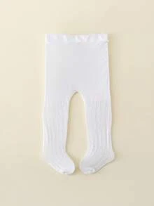 2pcs Baby Girls' Sweet Cute Lolita Princess Style Tight Leggings - White - View 6