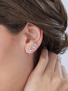 定制简约名字耳环，手写字体铭牌耳环，女士不锈钢穿孔饰品，高品质日常佩戴配饰，学习用品，返校季，学校礼物，办公用品，大学用品，教室用品，教师礼物，大学用品，同事礼物，宿舍用品，男女通用，青少年，初中，高中，大学，旅行收纳包 - 彩色 - 查看 20