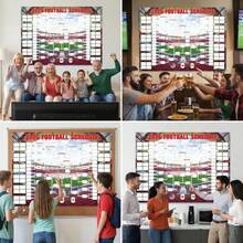 Julyxi 2026 World Cup Wall Chart Poster, 48 Team Tournament Schedule Tracker, Waterproof 32.6" X 23.6", Soccer Wall Decor & Ultimate Gift For Fans(Red) - 1 - 查看 7