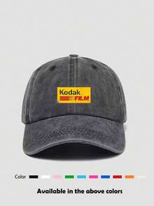 1 chiếc mũ lưỡi trai bóng chày in họa tiết thời trang unisex, màu trơn tối giản, nhiều tùy chọn màu sắc, mũ trucker retro kiểu Papa màu đen, kích thước điều chỉnh được, phù hợp chụp ảnh ngoài trời chống nắng, quà tặng lý tưởng cho phong cách thường ngày, giải trí, đi bộ đường dài, chụp ảnh, sinh nhật, ngày lễ - Kiểu K - Xem 10