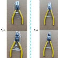 1pc Mini Angled Pliers (5 Inch/6 Inch Optional), Industrial-Grade Multipurpose Flush Cutter Pliers, Suitable For Wire, DIY, Repair, Jewelry, Nail Clipping, Artificial Flower Trimming, Etc. - A 6inch - View 5