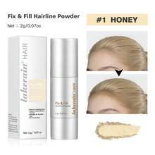 Lakerain 发际线粉、眉粉、修容粉，用于填充和阴影额头和太阳穴 - 彩色 - 查看 16