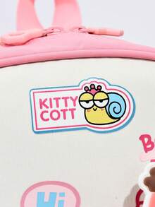 New Cartoon Snail Small Backpack Cute Lightweight Shoulder Bag For Boys And Girls To Go Out - Baby Pink - View 10