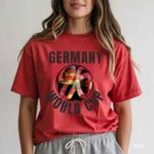 2026 Germany Cup, Soccer Cup, Soccer Fans 2026, Germany World Cup Shirt, Germany Soccer Tee, Football Graphic T-Shirt - 藏蓝色 - 查看 11