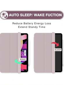 Shockproof Solid Color 2026 Air 11/ Air 13 Protective Case, Magnetic Tri-Fold With Holder For Air 11th Gen/ Pro 11 Spring Gift - Mauve Purple - View 6
