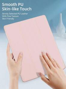 Wenlaty Compatible With 10th Generation Case 10.9 Inch 2022, For 11th Generation Case (A16) 11 Inch 2025 With Pencil Holder, Trifold Stand Protective Cover, Auto Wake/Sleep - Pink - View 8