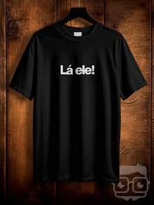 T-Shirt La Ele Mil Vezes Brazilian Meme Funny Phrase REF 3450 VEST NERD - Black - View 1
