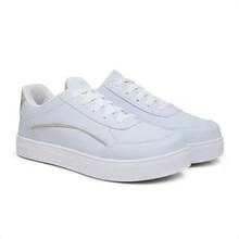 Tenis Feminino Fashion RetroForce Casual Blogueira Trend Tendencia 2026 Estiloso - Branco - Visão 3
