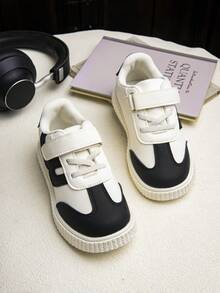 Zapatillas casuales de suela blanda clásicas para niños, de moda y versátiles - Negro - Ver 2