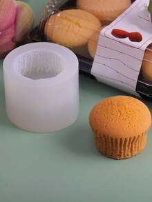1pc Realistic Fluffy Cake Silicone Mold - White - View 2