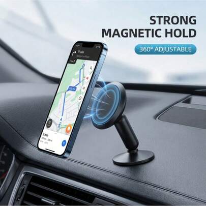 车载磁吸手机支架，导航磁吸支架，强力磁吸，360°旋转，多角度调节，适用于办公、学习、看视频、旅行