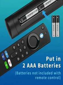 Control remoto por voz con botones retroiluminados y control de TV - Compatible con Fire TV, Fire TV Cube 4K y dispositivos de transmisión, automatización del hogar inteligente, búsqueda por voz, control de volumen/iluminación, compatible con altavoces inteligentes Alexa, alimentado por batería (sin cableado necesario) - Ideal para dispositivos de transmisión del teatro en casa de la sala de estar - Compatible con los últimos modelos de control remoto de TV Fire TV - Ver 4