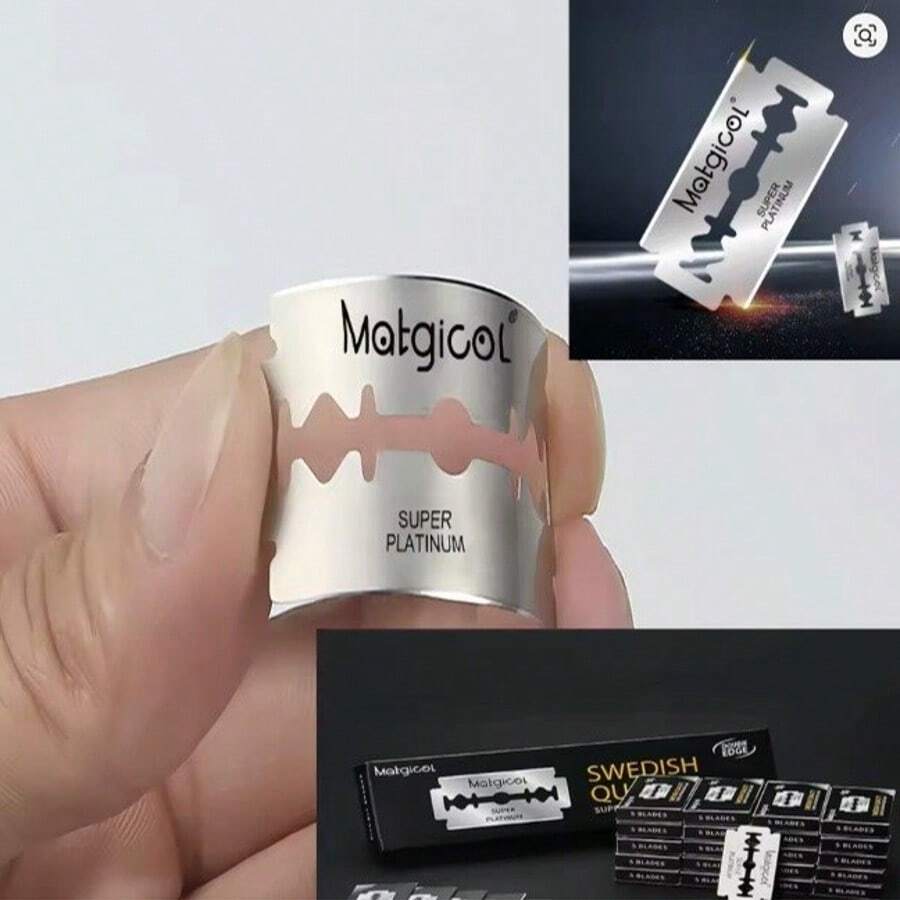 Repuesto Para Navajin Matgicol Hojilla Modelo Platinum 100 Unid - Maquinilla de Afeitar - Ver 1