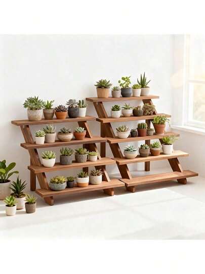 1 ชิ้น ชั้นวางโชว์ต่างหูและแหวนไม้ 3 ชั้น, ชั้นวางโชว์คัพเค้กสไตล์ชนบท, เหมาะสำหรับวางโชว์บนเคาน์เตอร์ร้านค้า, วางโชว์และจัดเก็บบนโต๊ะที่บ้าน, ชั้นวางโชว์ไม้สไตล์วินเทจ