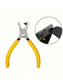 1pc 2mm Universal Handheld Watch Band Pliers, Belt Hole Punch Tool, Hole Punch Eyelet Tool, Tag Punching Machine, Strap Hole Puncher Back To School - A - View 6