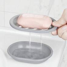 Soap Dish, Bathroom Accessories, Soap Holder, Soap Drainer, Soap Tray - Amber-Soap Box - View 3