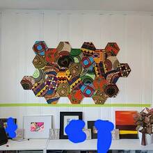 100pcs African Fabric Squares, Polyester Pre-Cut Patchwork Bundle, Multicolor Patterns, Handwash Craft Quilting Fabric, Suitable For DIY Sewing And Handmade Accessories - Mixed Colors - View 8