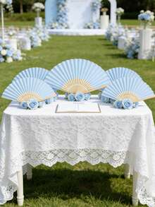 这款精品竹扇是夏季女性必备单品，可折叠手持扇，带流苏，复古风格，适合拍照、服装搭配、道具制作、派对装饰、赠送朋友的小礼物、圣诞节、万圣节、感恩节等场合。 - 藍色 - 查看 5