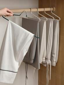 20/10/5个装裤架，节省空间，开口金属裤架，防滑牛仔裤架，男女通用，衣柜收纳整理架，适用于衣物、打底裤、休闲裤、领带等，最佳礼品 - 彩色 - 查看 11